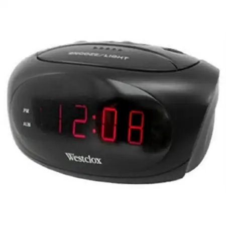 Westclox 70044 Super Loud Alarm Clock with 0.6 LED Display, Each