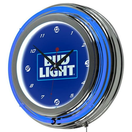 14 in. Bud Light Neon Wall Clock