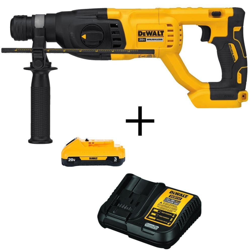 20V MAX Cordless 1 in. SDS Plus D-Handle Concrete Rotary Hammer, (1)...