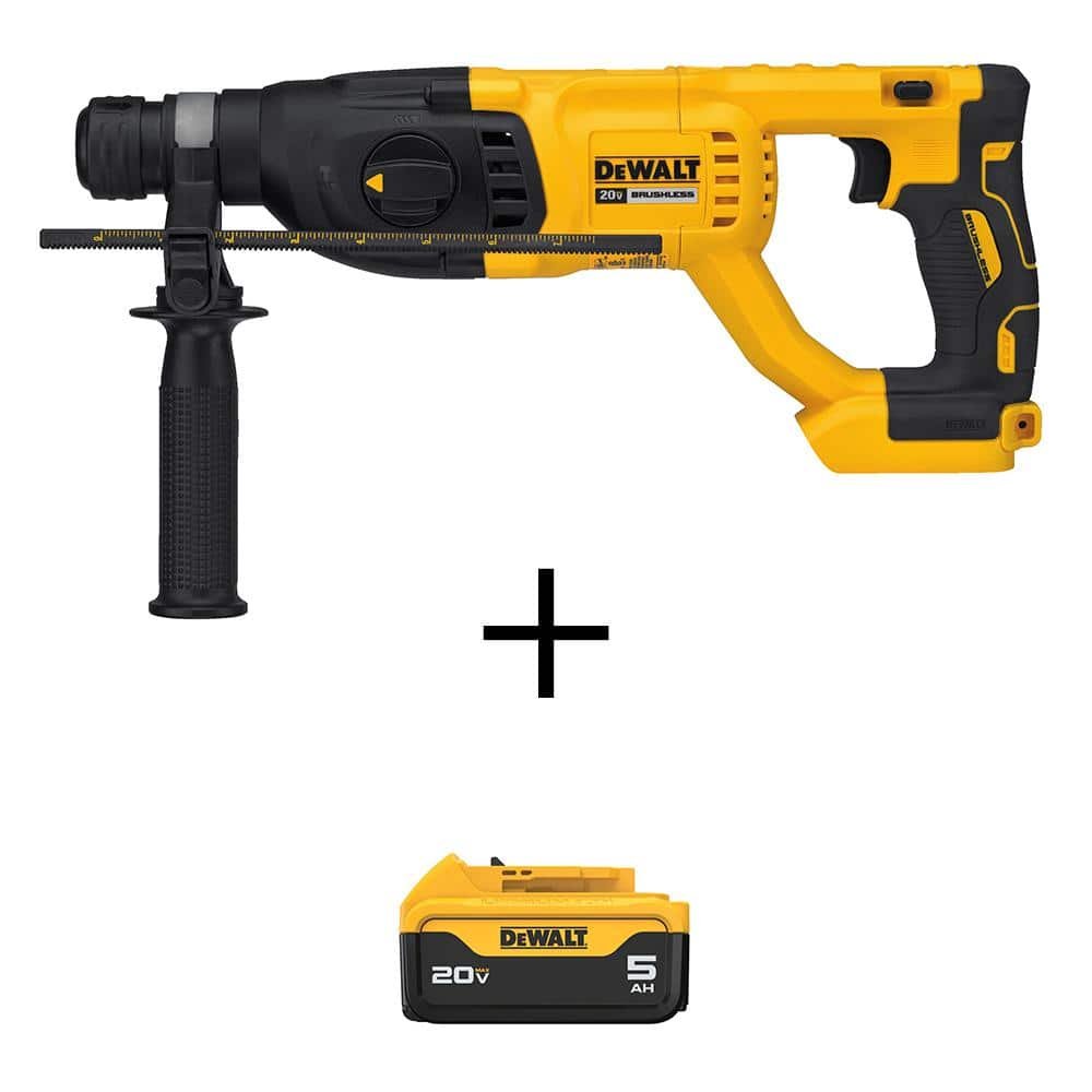 20V MAX Cordless Brushless 1 in. SDS Plus D-Handle Concrete and Masonry...
