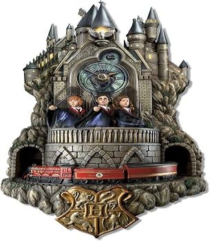 Harry Potter Hogwarts Bradford Exchange Wall Clock with Lights Music and Motion