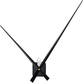 High Torque Clock Movement Mechanism with 17.8 Inch Long Clock Hands (Black)