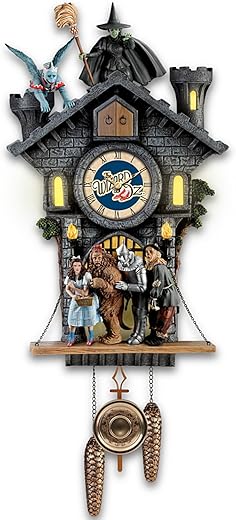 Wizard of Oz Wicked Witch Cuckoo Clock With Lights, Sound, Motion by The Bradford Exchange