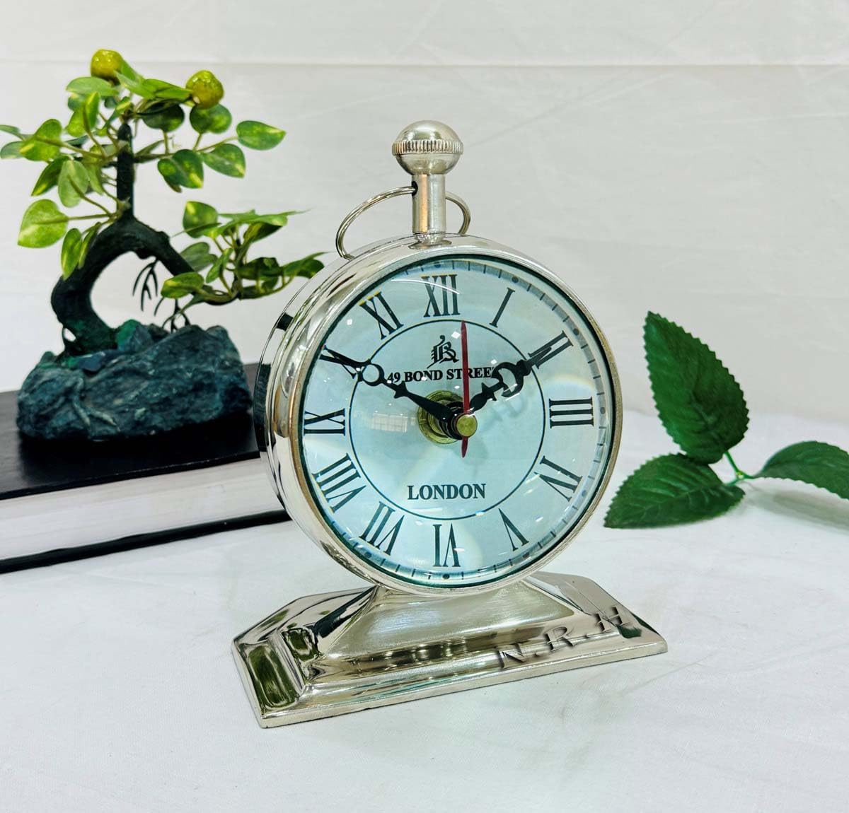 Antique Victorian Style Desk Clock, London