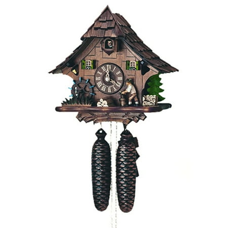 Anton Schneider Black Forest 10 Inches Wood Chopper Cuckoo Clock