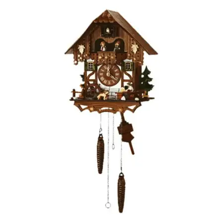 Anton Schneider Quartz Black Forest 11 Inch Cuckoo Clock