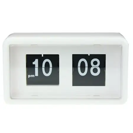 Auto Flip Clock Stylish Modern Desk Wall Digital Clock Home Decor New