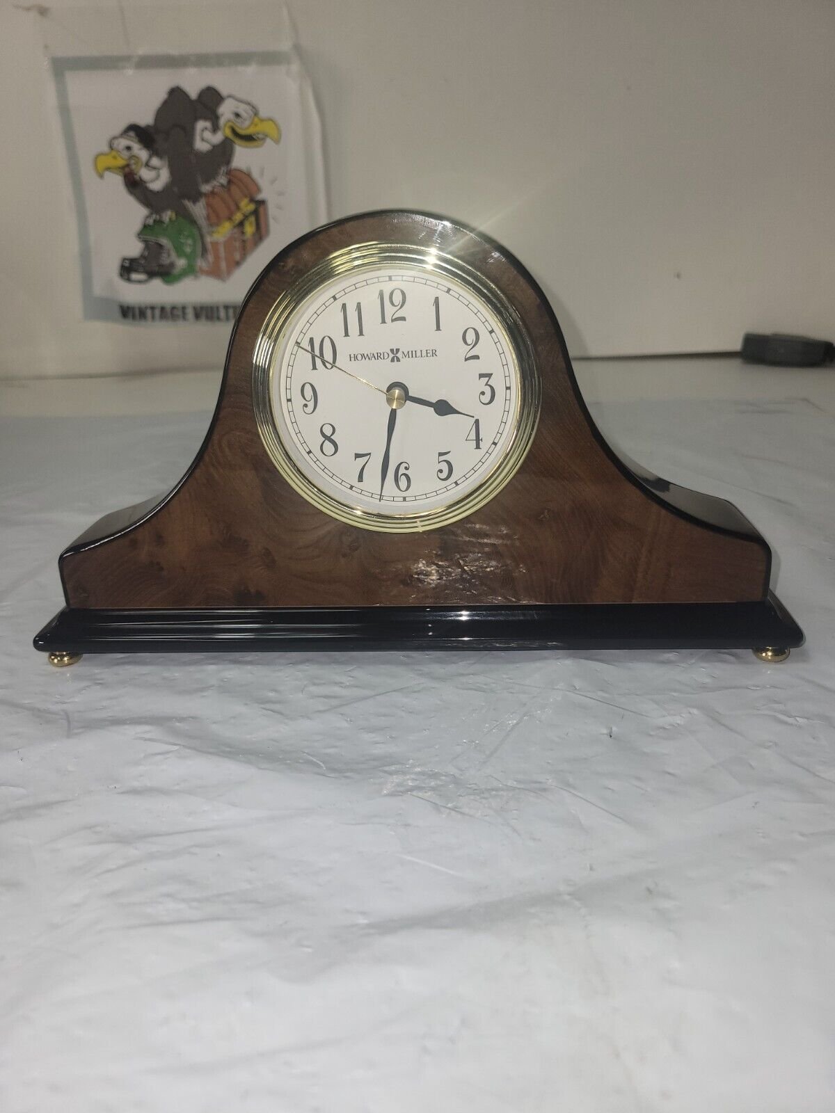 Baxter Table Clock 645-578 – Modern with Quartz Movement