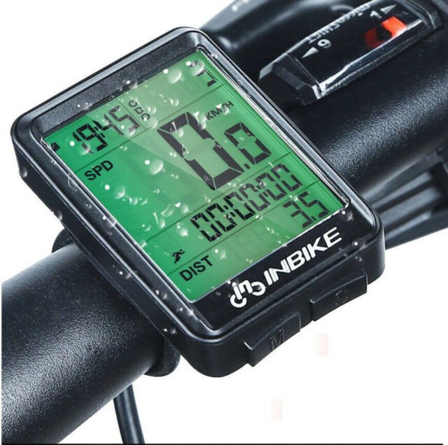 Bike Bicycle Speedometer Cycle Digital Odometer Computer MPH KMH Wireless Wired