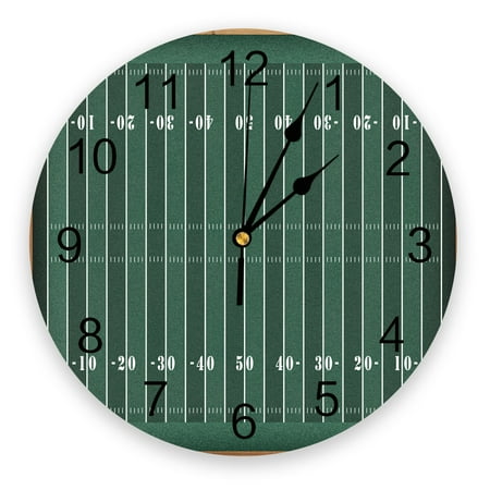 Blackboard Soccer Football American Creative Wall Clock For Home Office Decoration Living Room Bedroom Kids Room Hanging Watch