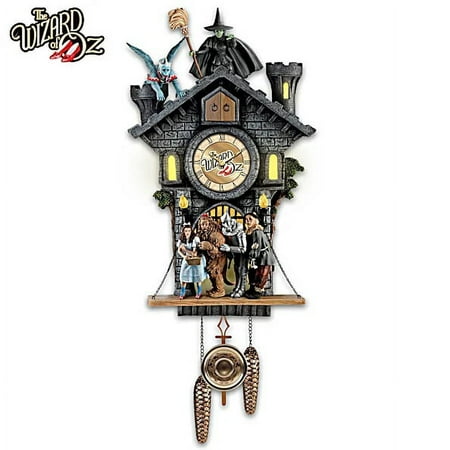 Bradford Exchange Wizard of Oz Wall Clock With Lights Motion & Sound LTD Edition