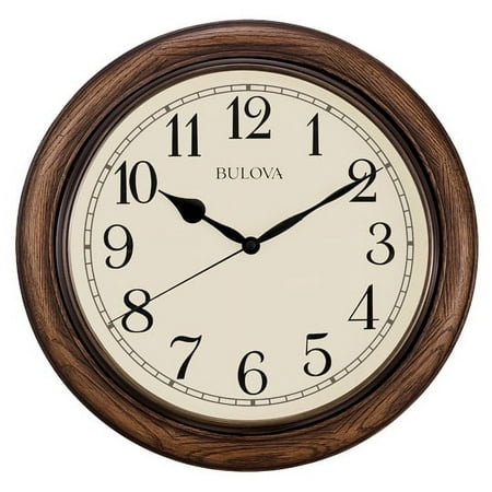 Bulova 16 diam. Oakbrook Wall Clock