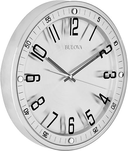 Bulova C4646 Silhouette Wall Clock, 16