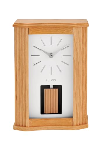 Bulova Chicago Modern Chime Table Clock