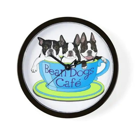 CafePress - Beandogs Logo - Unique Decorative 10 Wall Clock