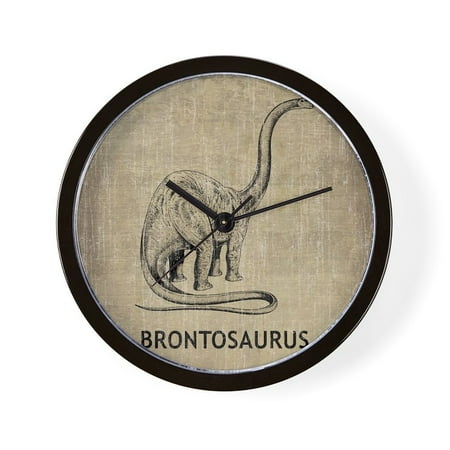 CafePress - Vintage Brontosaurus - Unique Decorative 10 Wall Clock