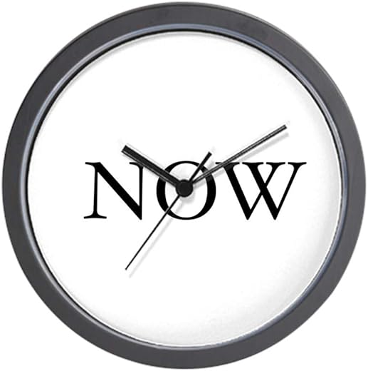 CafePress Now Clock (The Time is Now) 2007 W Unique Decorative 10