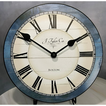 Carolina Blue Wall Clock | Beautiful Color, Silent Mechanism, Made in USA