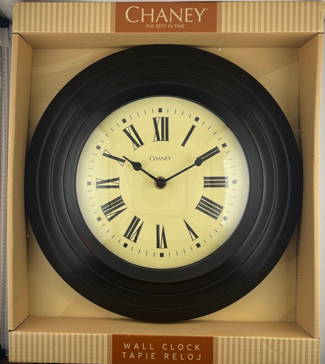 Chaney The best in time Wall clock Brown New