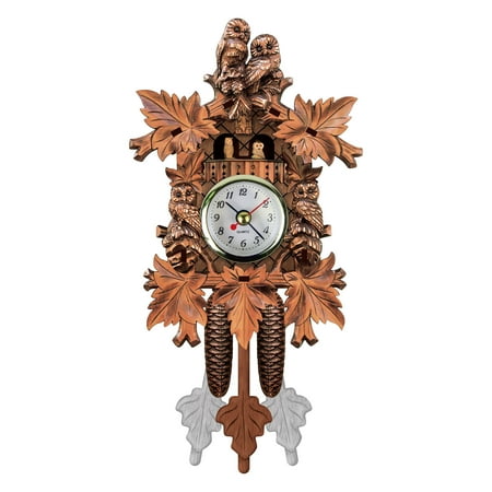 Clocks for Living RoomCuckoo Cuckoo Wall Clock Chime Alarm Clock Retro Clock Wooden Living Room Clock