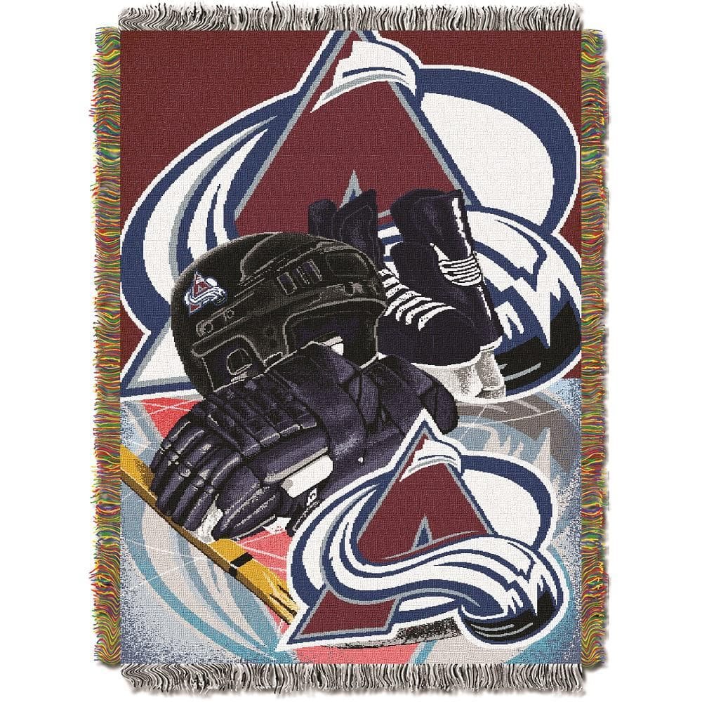 Colorado Avalanche Polyester Throw Blanket