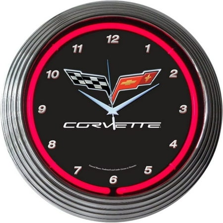 Corvette C6 Neon Clock