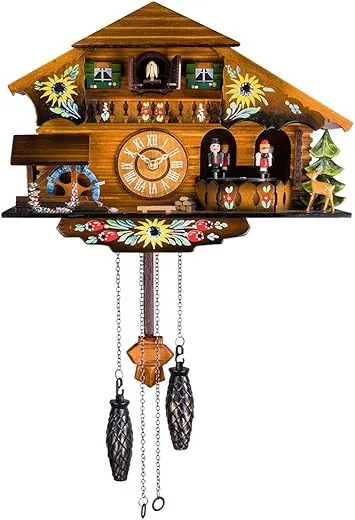 Cuckoo Clock Pendulum Quartz Wall Clock Black Forest House Home Decor