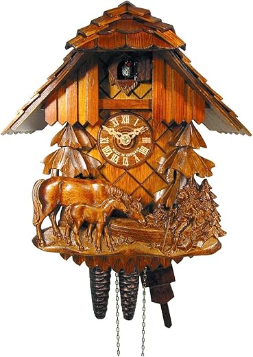 Cuckoo Clock Relif, Horse, Child 1.0457.01.C