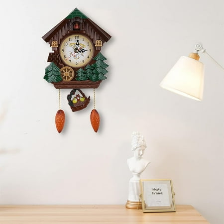 Cuckoo Clock, Traditional Chalet Black Forest House Clock, Classic Unique C