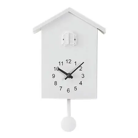 Cuckoo Clock Wall Clock Modern Bird Cuckoo Quartz Clock Gift for Home Durable with Cuckoo Sound Cute Shape Design