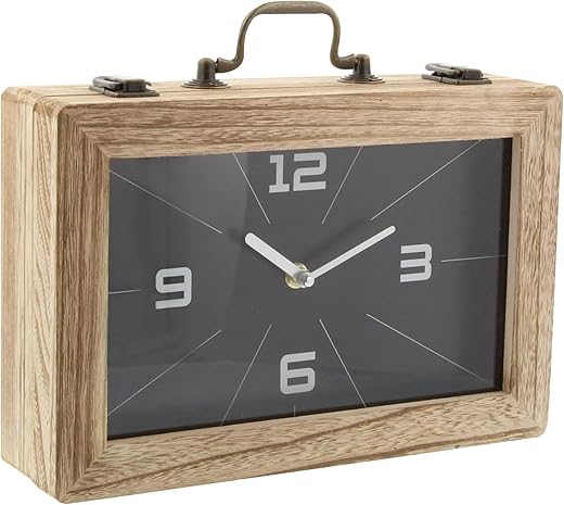 Deco 79 Wood Encased Clock, 12