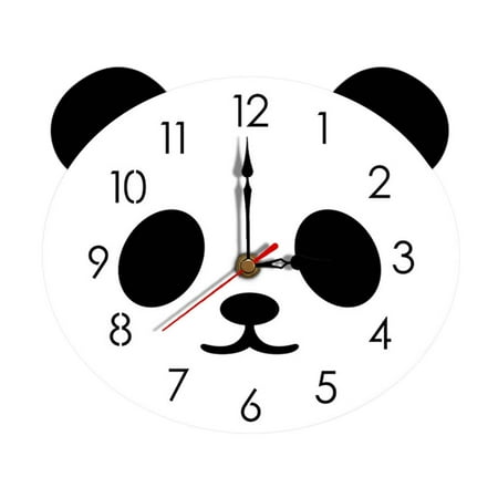 Dengmore Creative Cartoon Wall Clock Acrylic Kids Childs Rooms Decor Cute