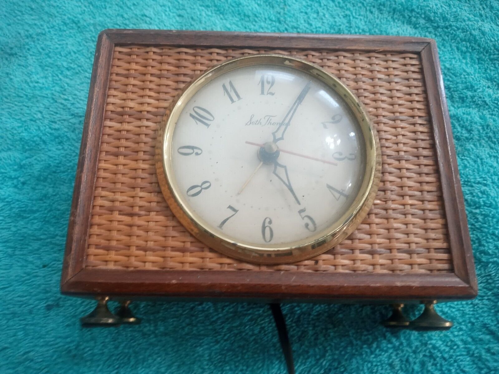 Desk Clock, vintage electric Seth Thomas