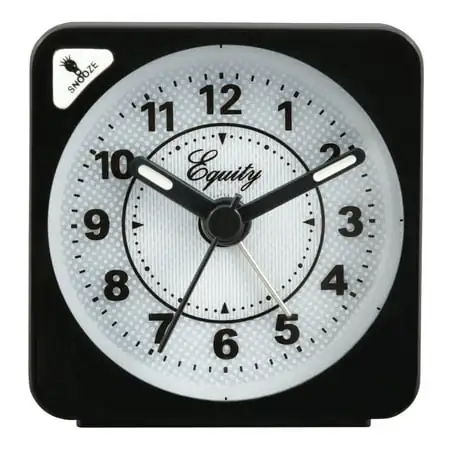 Equity by La Crosse 20078 Quartz Travel Alarm Clock