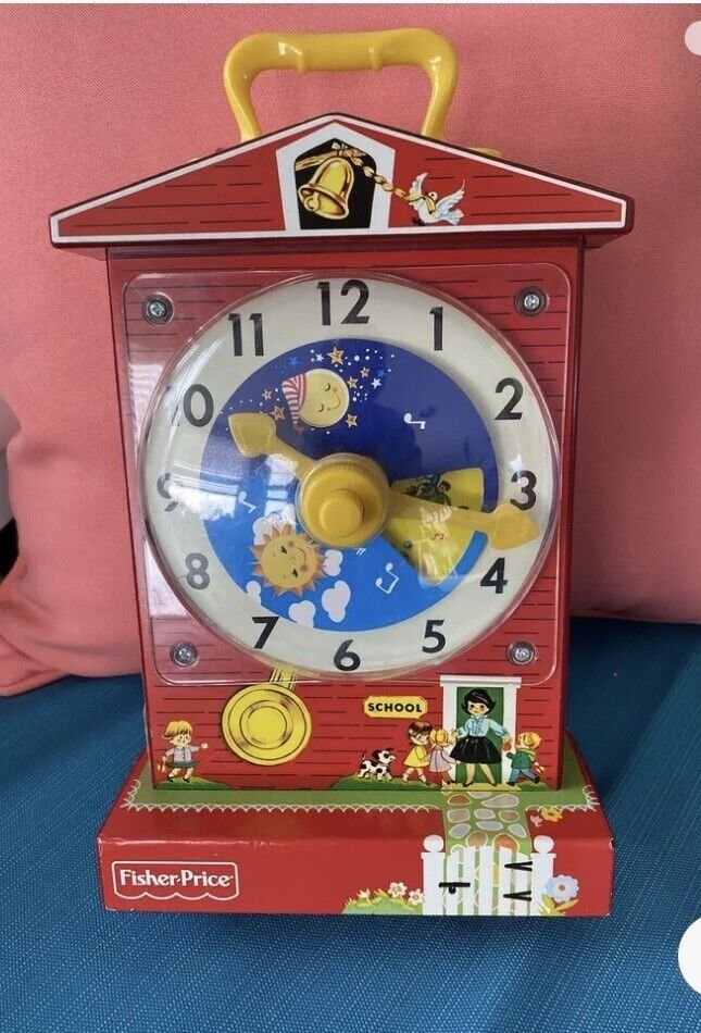 Fisher Price Music Box Teaching Clock 2009- My Grandfather's Clock - 998