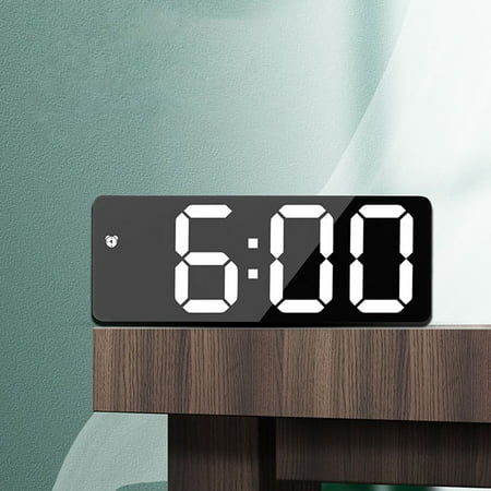 Gyedtr Digital Clock Alarm Clock Smart Clock,Accurate time,Extra Large Letters,Temperature and Humidity,Calendar,Week,More Accurate Than Atomic Clock,