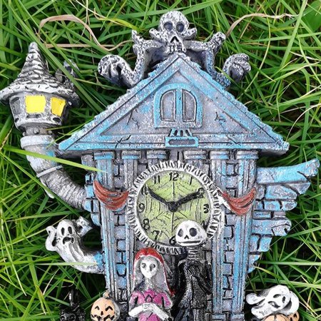 Halloween Forest House Clock Coo Coo Clocks Wall Synthetic Resin Christmas