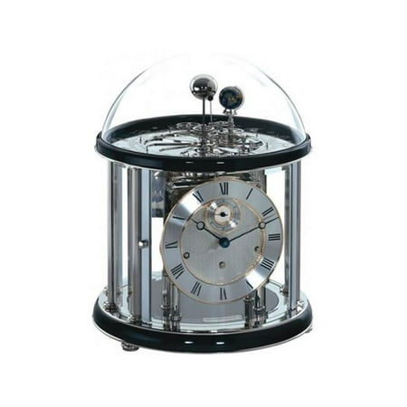 Hermle 22823740352 Tellurium II Mechanical Table Clock - Black