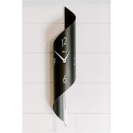 Hermle 27 Black and Silver Pendulum Wall Clock