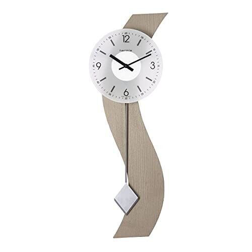 Hermle 71004U62200 Marden Curved Wooden Wall Clock44; Tan