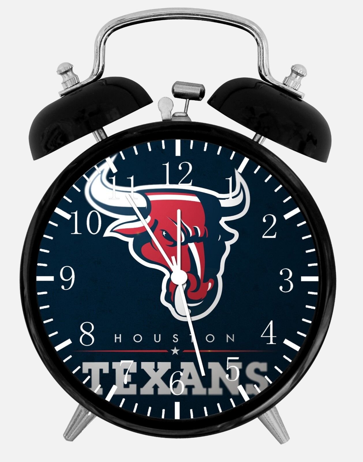 Houston Texans Alarm Desk Clock 3.75" Home or Office Decor E199 Nice For Gift