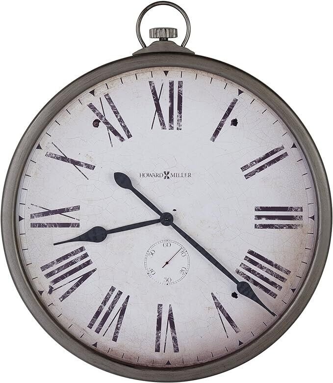 Howard Miller 35" Gallery Pocket Watch Wall Clock 625572- OPEN BOX