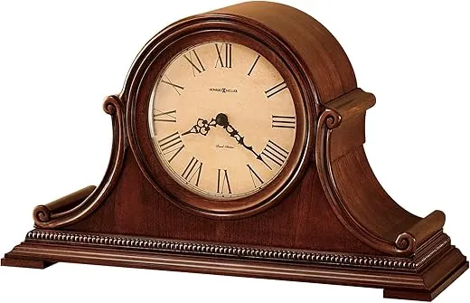 Howard Miller Hampton Mantel Clock 630-150 ? Windsor Casual with Quartz, Dual-Chime Movement