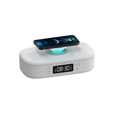 ionUV Portable Clock Wireless Phone Charger