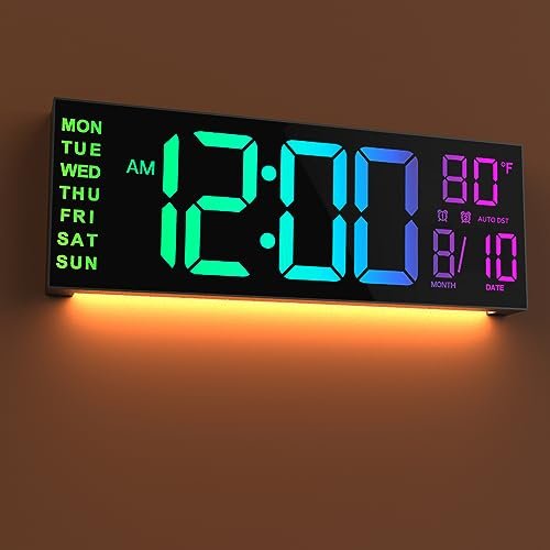 Best Mounted Digital Wall Clocks