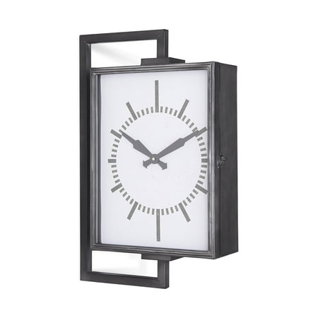 Mercana Hagar Rectangular Large Industrial Wall Clock 68553