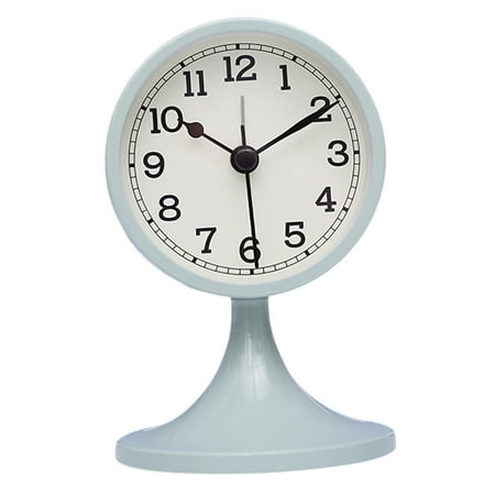 Multi-functional decorative digital clock with stand Desk shelf clock F / Home Milky Cyan