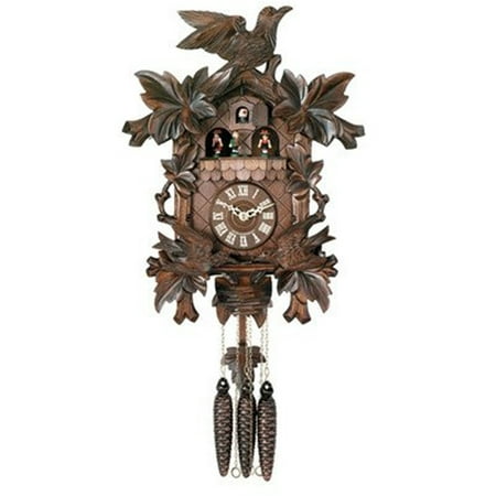 Musical and Moving Cuckoo Clock with Birds Feeding from Nest