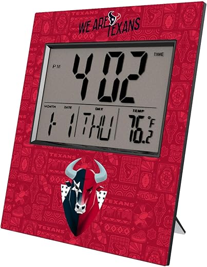 NFL 2024 Illustrated Limited Edition Digital Desk/Wall Clock