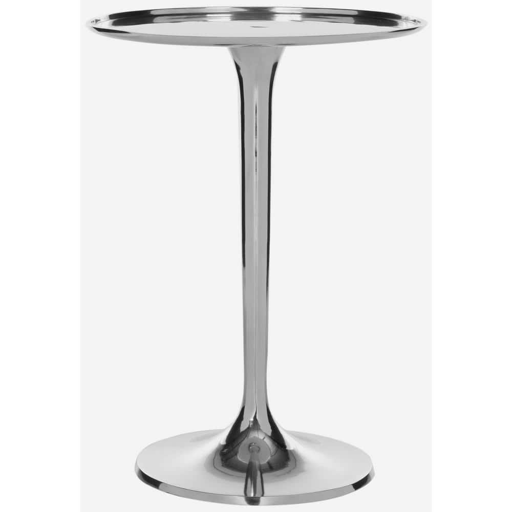 Platina 14.8 in. Silver End Table